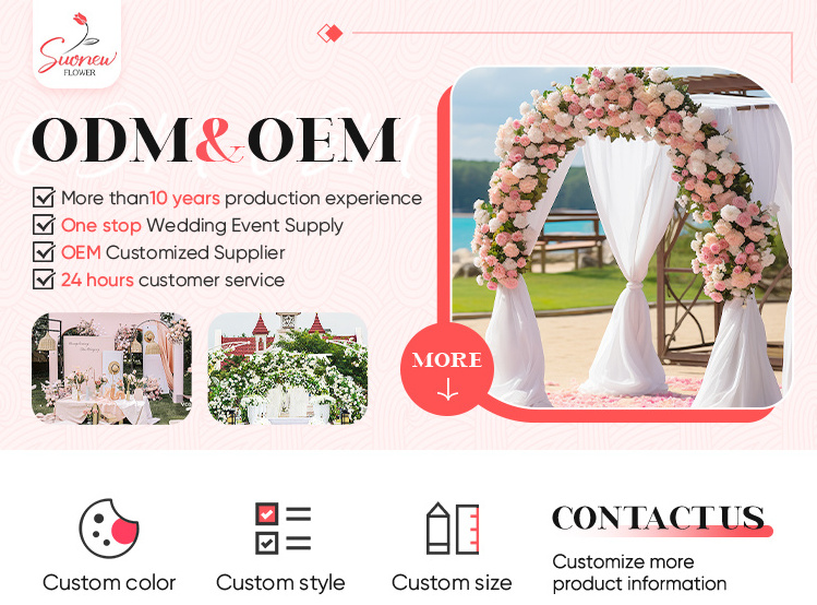 SN-0412 customized DIY 5d silk feather roll up white pink black artificial faux pampas grass backdrop panel wall