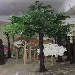 SN-F017 Indoor Decoration Artificial Plants Unique Hotel Plastic Banyan Artificial Trees