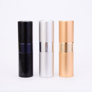 8ml  15ml Portable Twist Up Empty Aluminum Glass Bottles Packaging  Perfume Spray Bottle