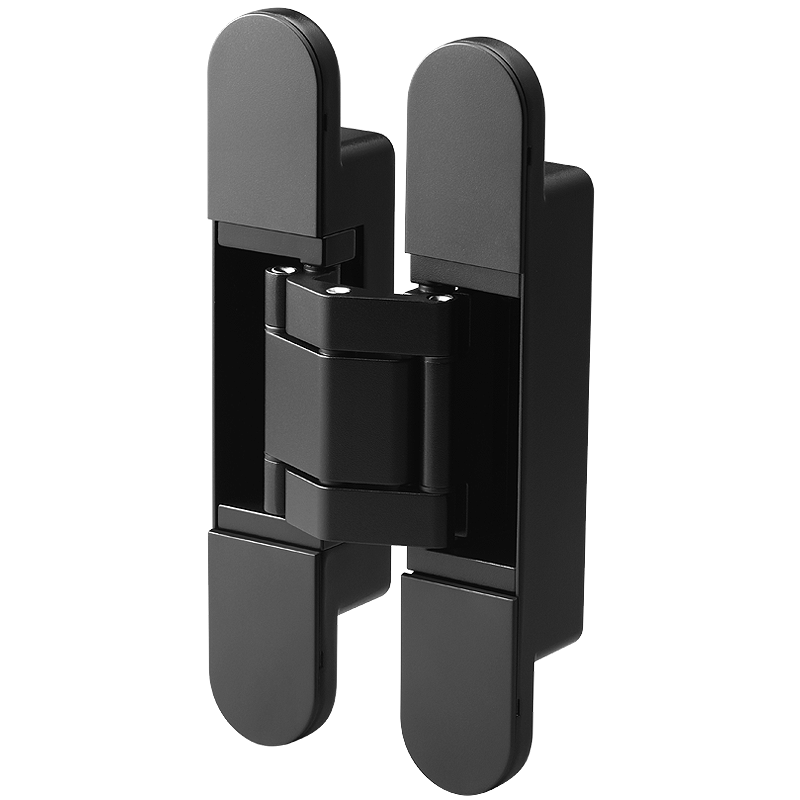 Gorgeous heavy duty wood hidden cross hardware invisible gate hinge 3d adjustable concealed door hinge