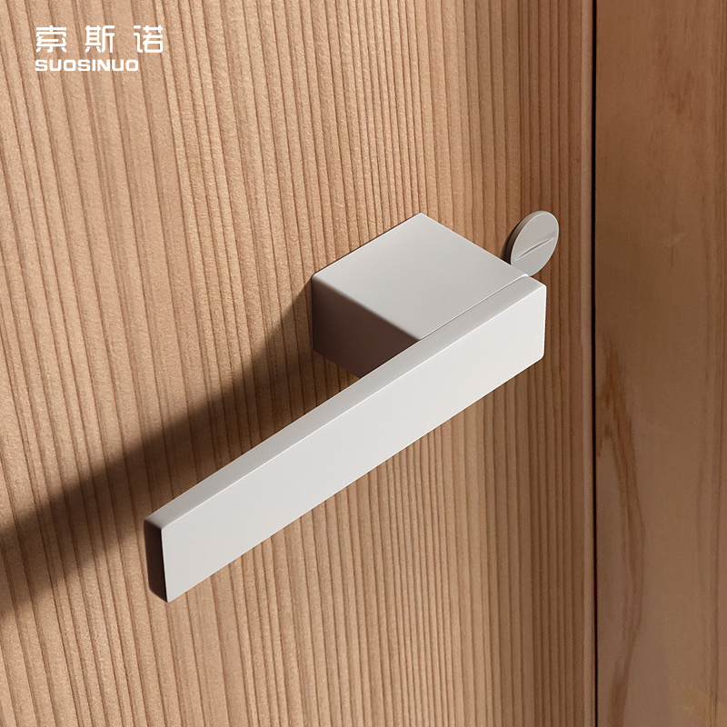 Minimalist Design Door Knob White Privacy Access Bathroom Knob High Standard passage Interior Door Lock Set