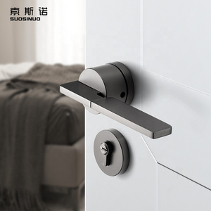 High Quality ZINC ALLOY Lever Handle Door Lock With Lock Cylinder Wooden Door Lock Set for bedroom