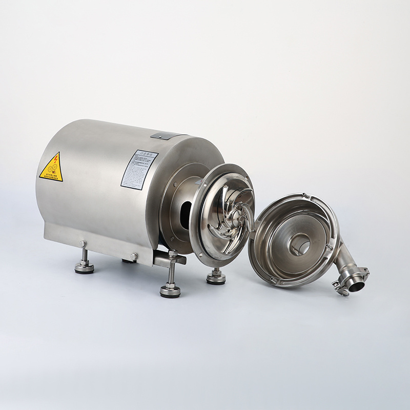 Factory Supply Food Processing Equipment 304 316L Stainless Steel Sanitary Transport Centrifugal Pump