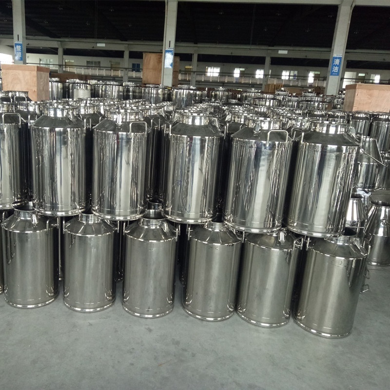 10~ 50l Transportation And Turnover Milk Barrel Wholesale Price Stainless Steel Milk Storage Tank With Lid For Sale