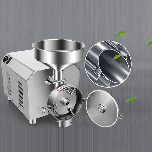 Electric Grain Grinder Milling Machine Grain Crushing Machine Commercial Electric Salt Pepper Coffee  Powder Dry Spice Grinder