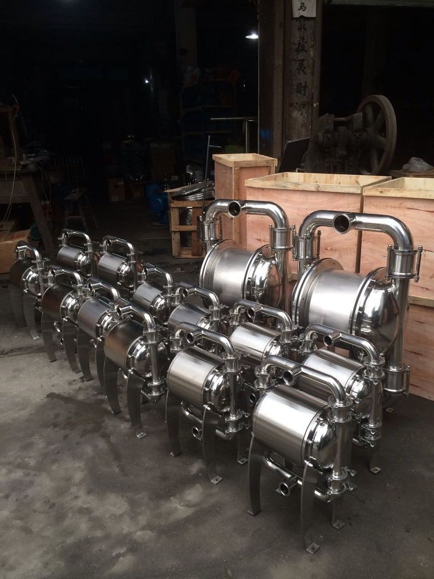 Stainless Steel Industry Food Grade Sanitary Double Duplex Air Diaphragm Pump for Food Transfer