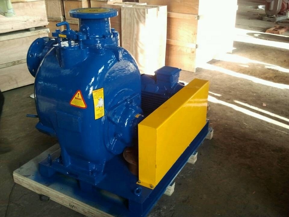 Factory Customized Electric Motor And Belt Pulley Driven High Self Suction Centrifugal Irrigation River Water Pump