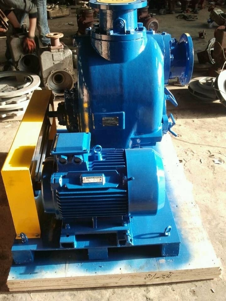 Factory Customized Electric Motor And Belt Pulley Driven High Self Suction Centrifugal Irrigation River Water Pump