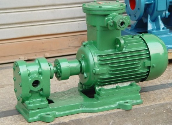 Stainless Steel Cast Iron Electric Lube Oil Transfer Oil Gear Pump For Lubrication Oil