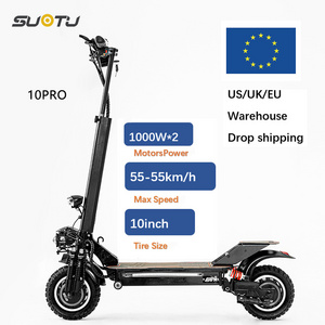 2022 Dropship euros EU USA warehouse promotion  new design adult 200kg escooter adultos foldable electric scooters