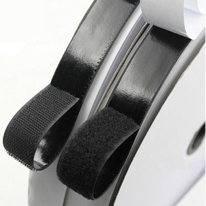 Manufacturer Custom premium fasteners strong sticky self-adhesive glue hook and loop tape