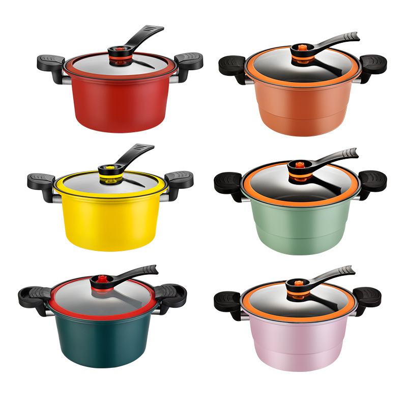 Household Kitchen Quick Stewing Micro Pressure Cooker Non Stick Pressure Cooker Multifunctional Stewing And Boiling Soup Pot