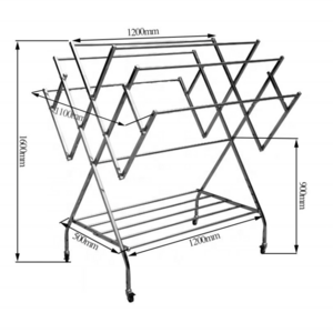 2022 drying rack clothes folding clothes drying rack clothes rack stand hanger with wheels for home use