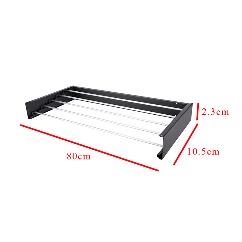 SoYoung stainless steel clothes drying rack wall mounted folding clothes hanger retractable drying rack clothes