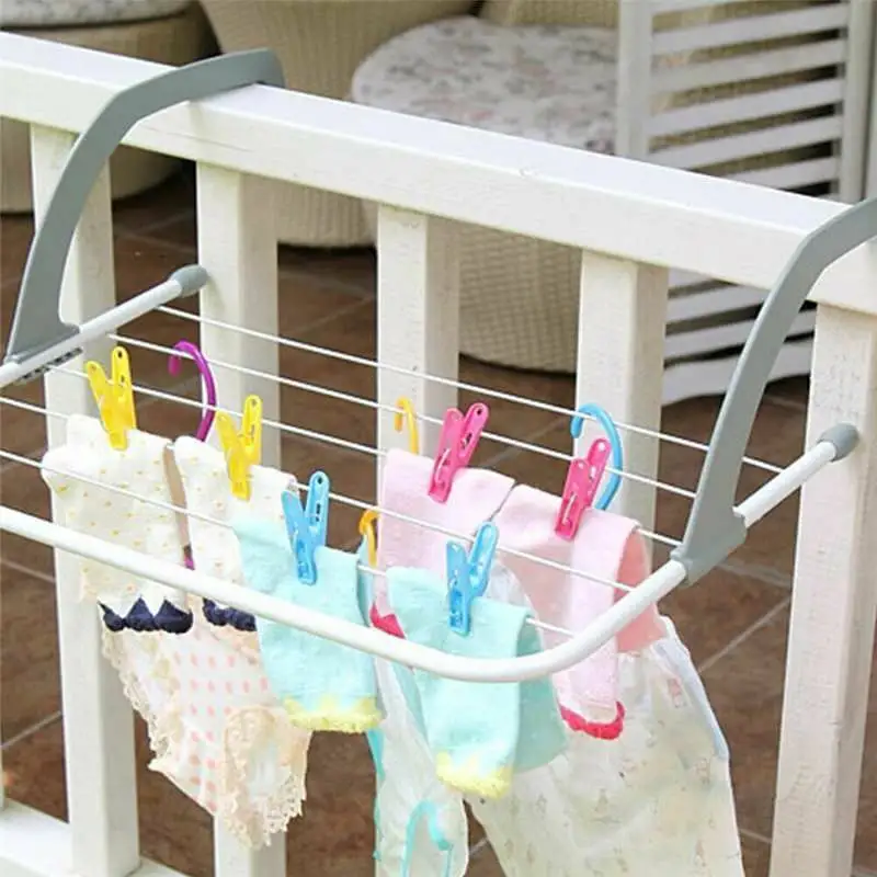 50cm Portable Laundry Clothes Dryer Coat Radiator Hanger Balcony Drying Rack For Clothes