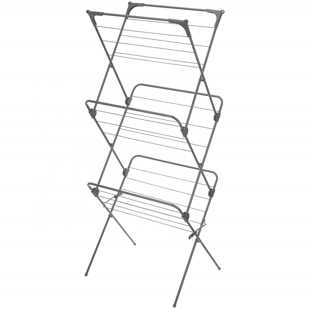 Multi-layer Steel Clothes Rack Standing Racks for Home Use