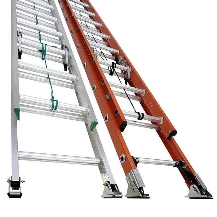 7.2 m 28- foot glassfiber extension ladder with capacity 330 pound