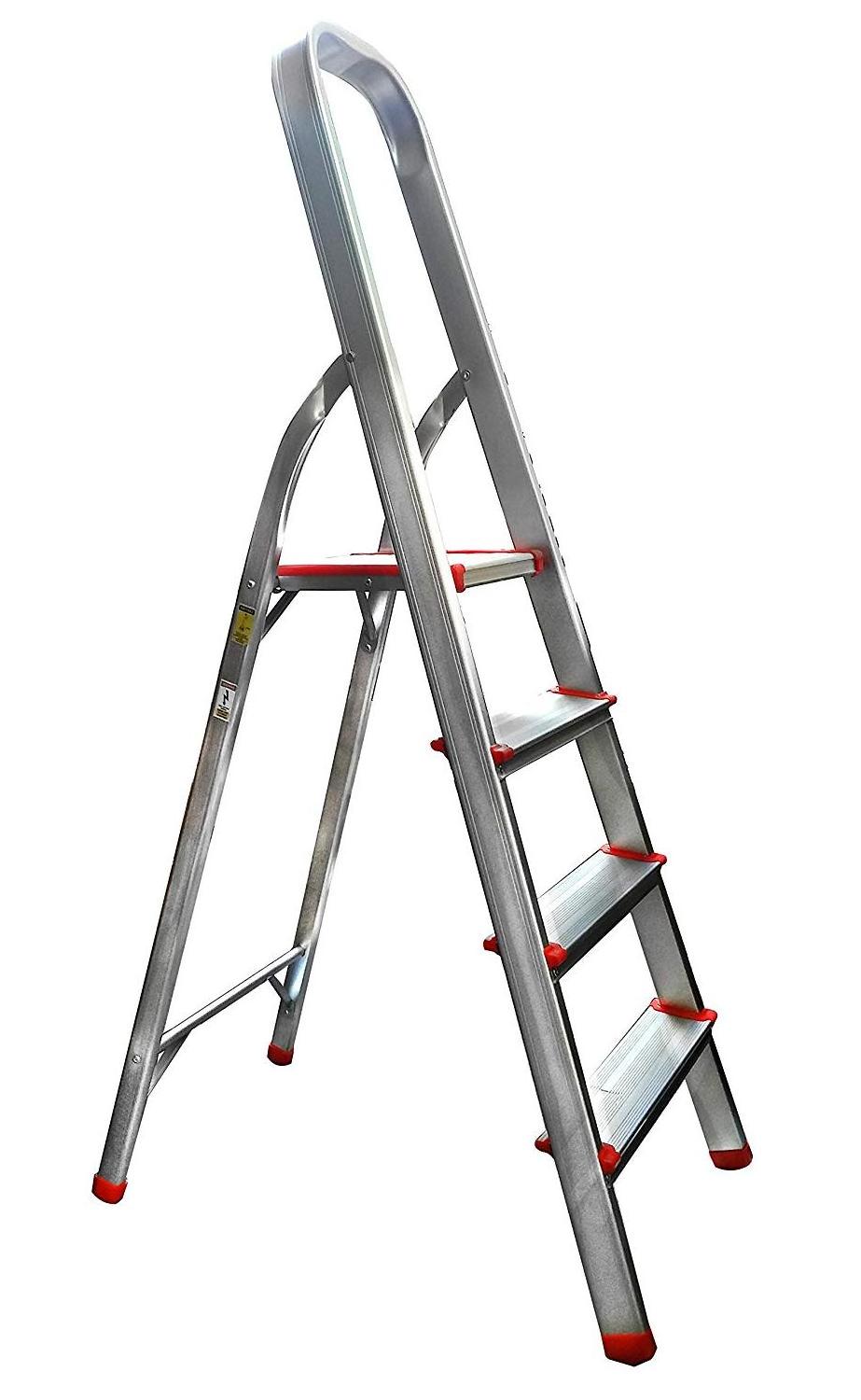 Steps Retractable Attic Ladder Hot Sell Safety 3 Aluminum Industrial Ladders EN131 5 Steps 2 Years 153*45*89CM 160*45*13CM 1.2mm