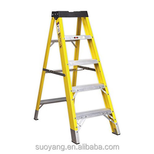 new compact fiberglass telescopic Folding ladder