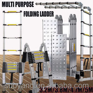 Multipurpose Aldi Folding Ladder Aluminum Folding Ladder