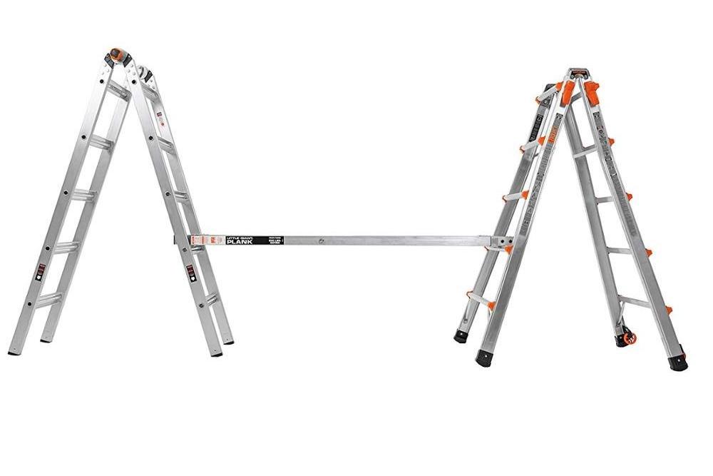 22-Foot Multipurpose Telescopic 330-Pound Duty Rating/Popular Type Portable Design Step Folding Ladders