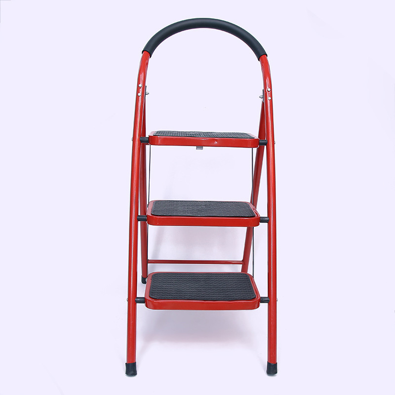 3 Steps Stainless Steel Foldable Ladder Low Prices