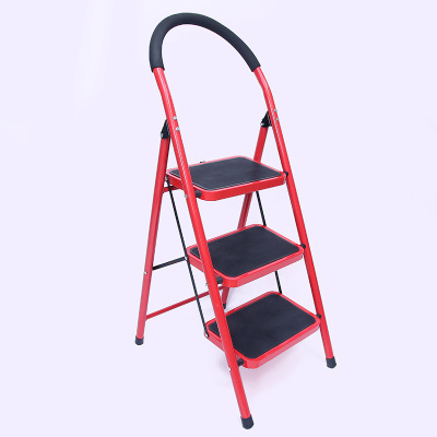 3 Steps Stainless Steel Foldable Ladder Low Prices