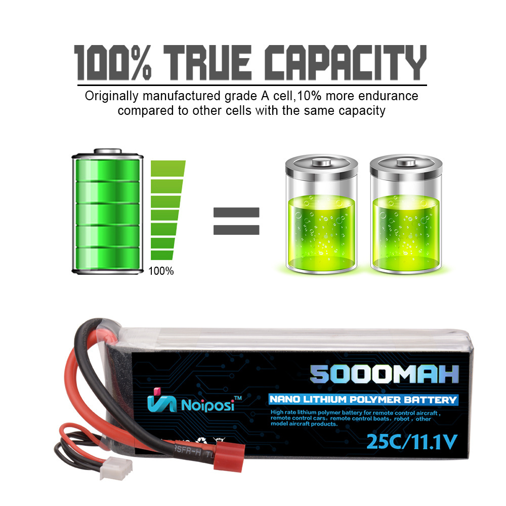 25c 11.1v lipo battery 3s lipo 5000mah for rc helicopter