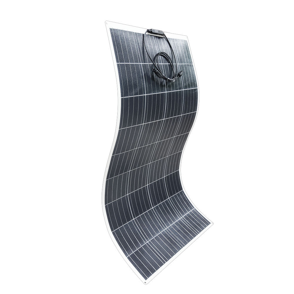 Hot Sale 150w 200w 300w 275w 560w Thin Film Cigs Black Flexible Solar Big Panel 200w Black Flexible Transparent Solar Panels Rv