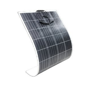 Hot Sale 150w 200w 300w 275w 560w Thin Film Cigs Black Flexible Solar Big Panel 200w Black Flexible Transparent Solar Panels Rv