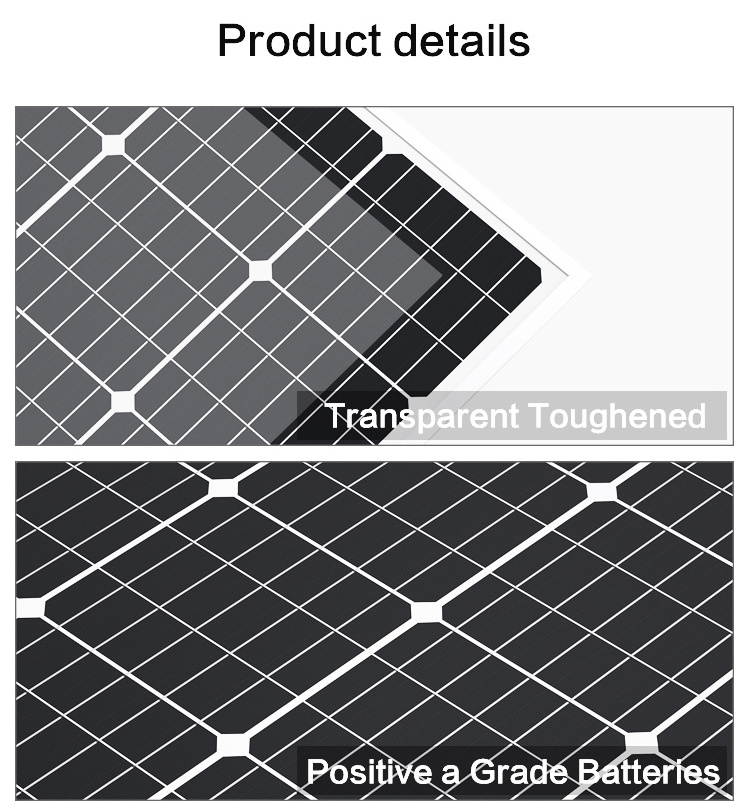 longi custom glass solar panel 10W 20W 30W 40W 50W 60W 80W 100W 200W 300W 400W 460W 550W PV module