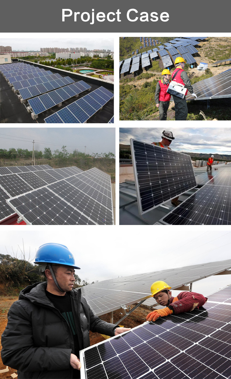 longi custom glass solar panel 10W 20W 30W 40W 50W 60W 80W 100W 200W 300W 400W 460W 550W PV module