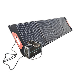 Customized 150W Solar Panels Portable Foldable Solar Charger CE Foldable Solar Panels Kit for Camping Outdoor Mono 158*158 Cell