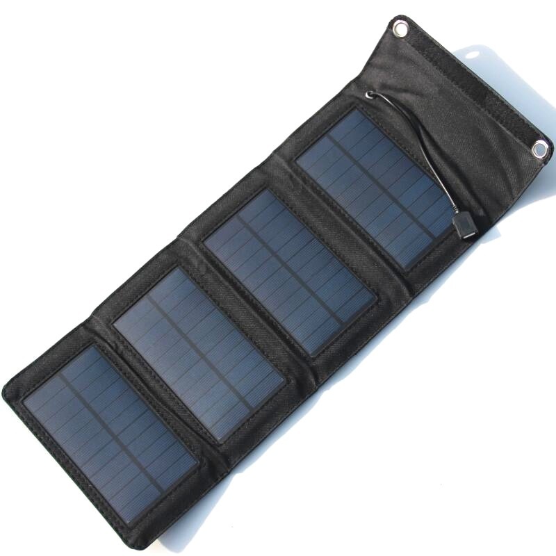 Solar 7W Portable Folding Mini Solar Panel sun energy charger power device USB 7 watts for power banks