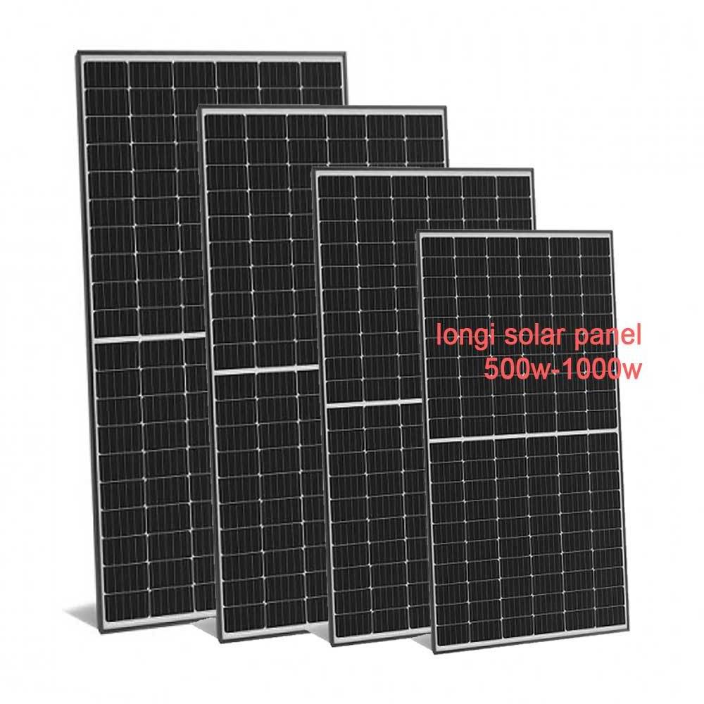 custom Jinko Trina JA  Longi N type 400W 405W 410w 415W 420W 450W full black Mono panels for Solar photovoltaic system