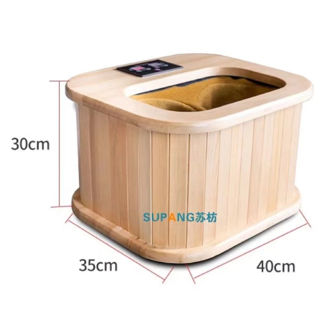 Supang high Performance Comfortable Wooden Massage Sauna Foot Bath Barrels Far Infrared