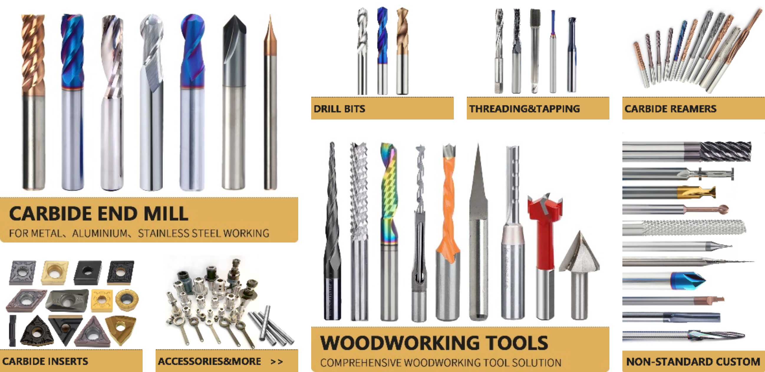 SUPAL Carbide Cutter Up&down Woodworking Compression Router Bit End Mill Cutting Tools Frez CNC Wood 10 Years 10 Pieces 2 Flute