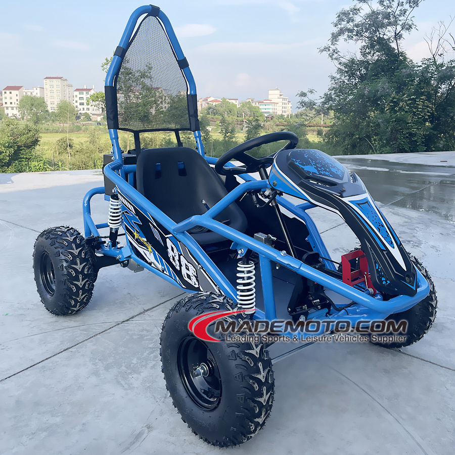 Crazy Ride - 48V 1000W Race Go-Kart Red (GK-008E) 500W Shaft Drive One Seat Electric Go Kart