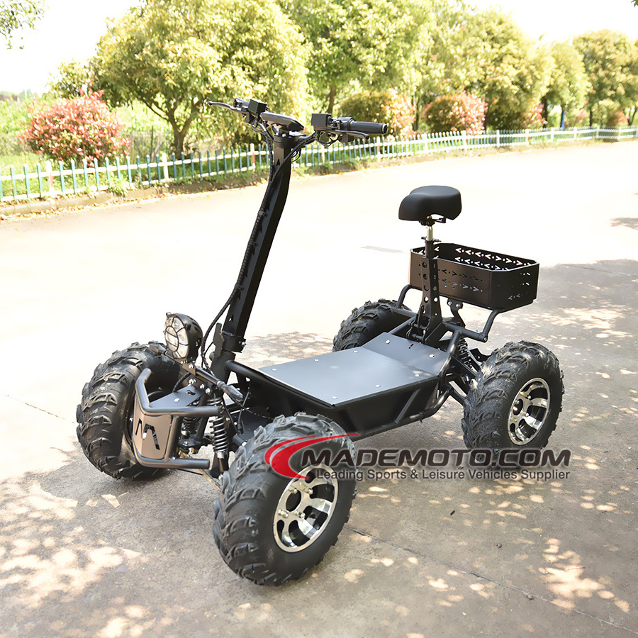 72v Quad Kids 36v With Snow Plow 8000W 4X4 Electric ATV 4 Wheeler