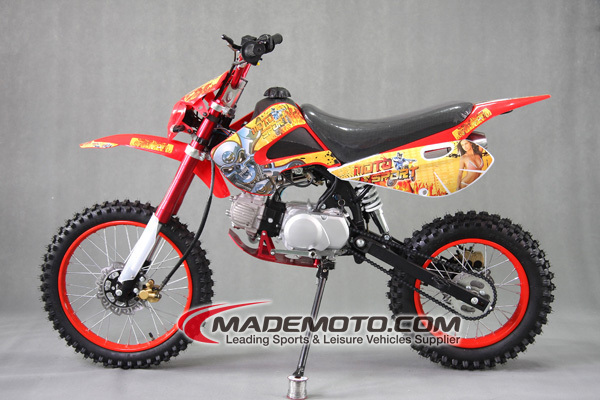 Christmas Gift Air Cooled 4 Stroke Dirt Bike 110cc / Petrol Mini Bike / Mini Motocross Bike