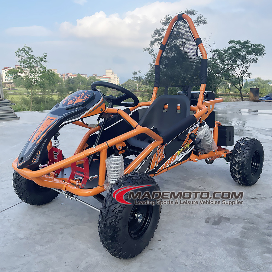 Crazy Ride - 48V 1000W Race Go-Kart Red (GK-008E) 500W Shaft Drive One Seat Electric Go Kart