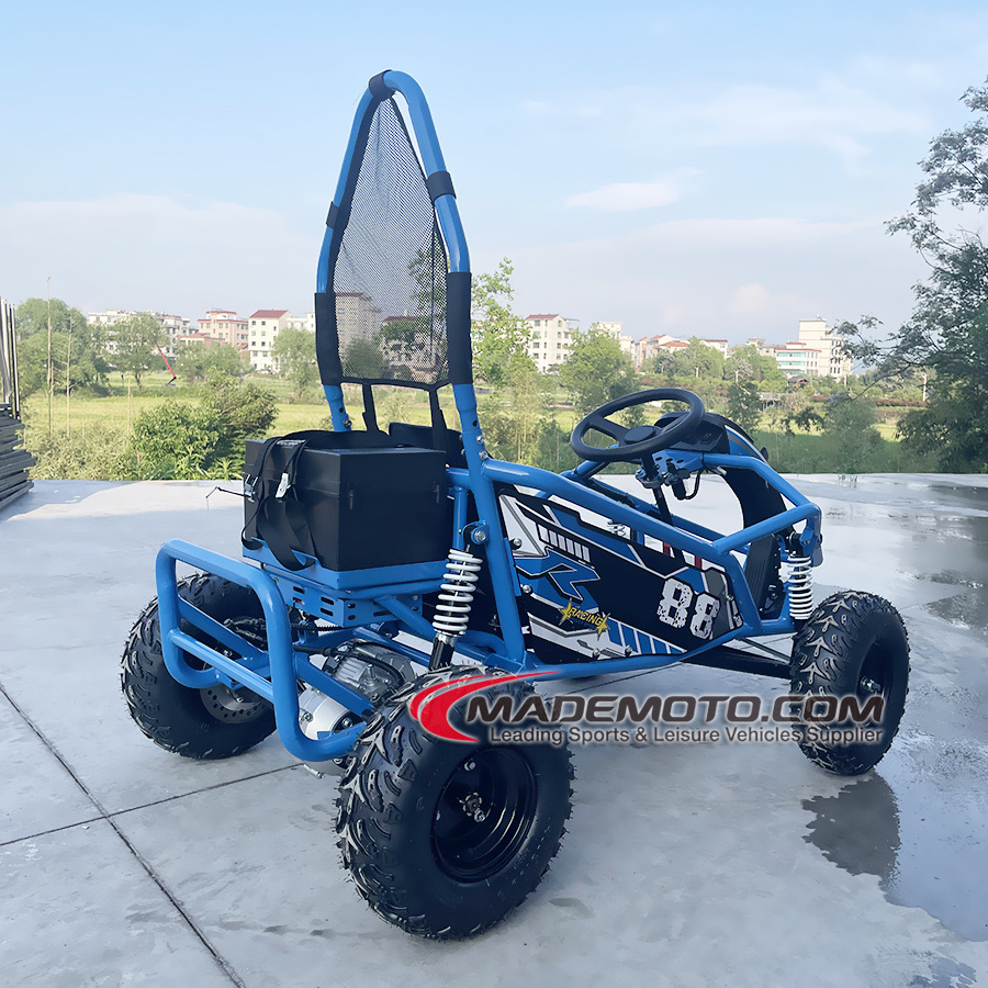 Crazy Ride - 48V 1000W Race Go-Kart Red (GK-008E) 500W Shaft Drive One Seat Electric Go Kart