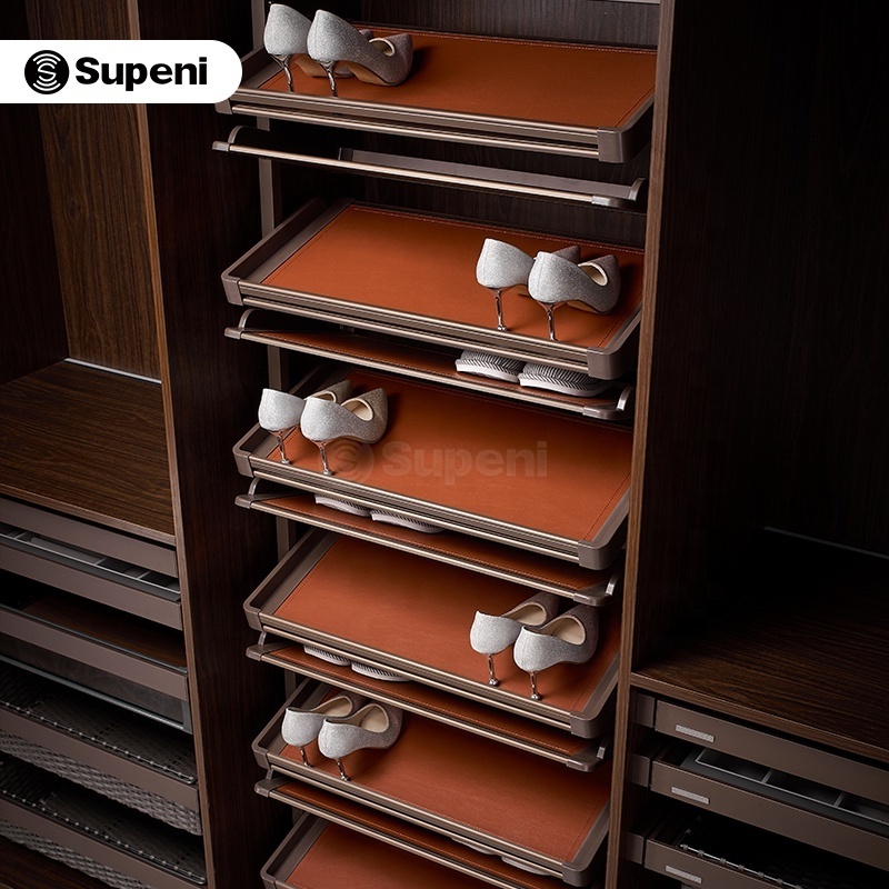 Supeni  wardrobe storage organizer Revolving Shoe Rack 360 degree rotating shoe rack