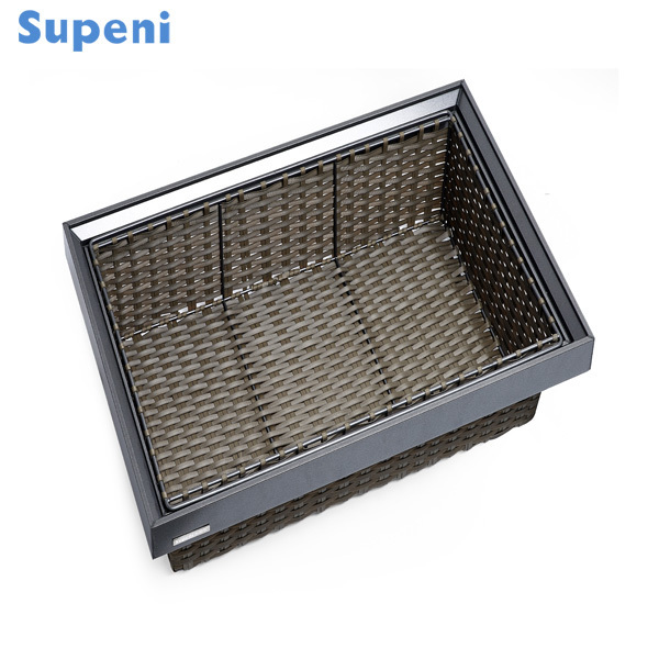 SUPENI Home Furniture Accessories Wardrobe Drawer Sliding Storage Rattan Basket