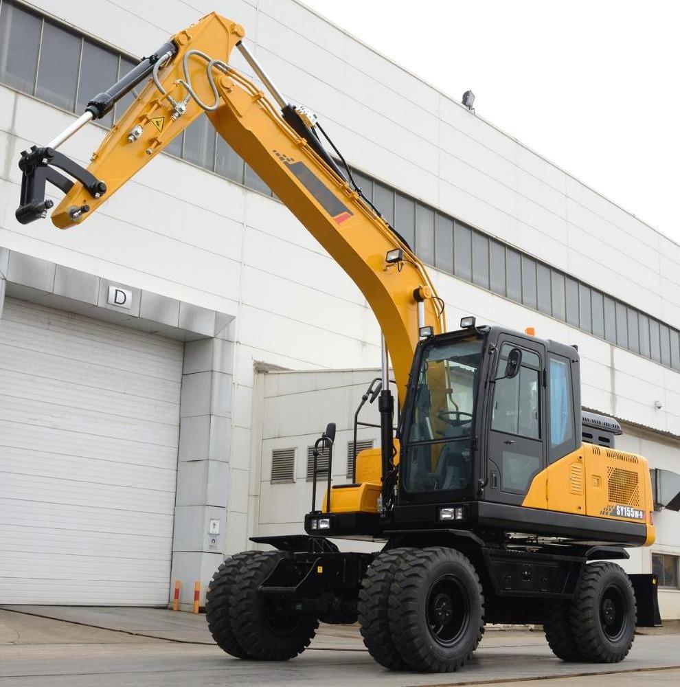 SY155W 15 Tons Fuel Savings Hydraulic Excavator of Sany Excavator of Middle Soil Digger