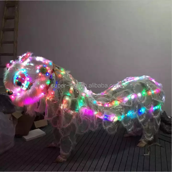 LED Light Lion Dance Costume  Luminous folk  dragon  event festival celebration spring festival Luxury Event Stage Show Costumes