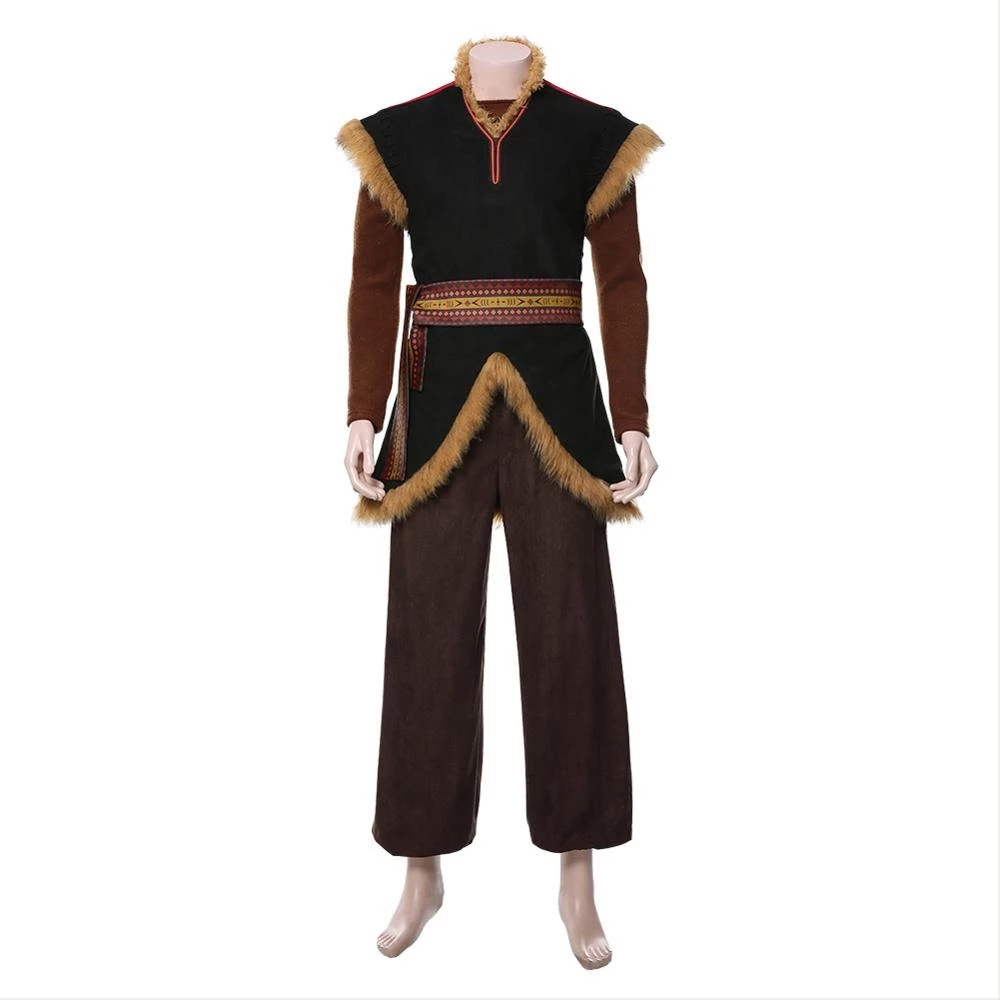 Snow Queen Kristoff adult Cosplay Costume Full set women men Halloween Carnival Party costumes