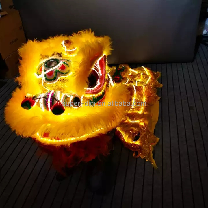 LED Light Lion Dance Costume  Luminous folk  dragon  event festival celebration spring festival Luxury Event Stage Show Costumes