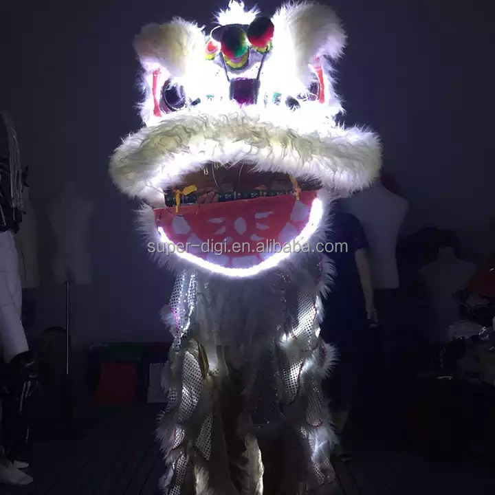 LED Light Lion Dance Costume  Luminous folk  dragon  event festival celebration spring festival Luxury Event Stage Show Costumes