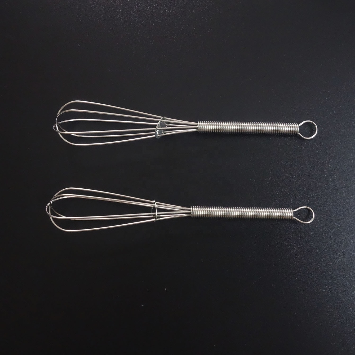 High Durability Fashion 5 inch 3-wire Stainless Steel Kitchen Handle Whisk Mini Egg Stirrer for Home Restaurant Hotel Beater